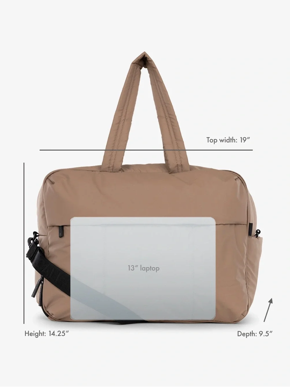 Luka Large Duffel in Chocolate